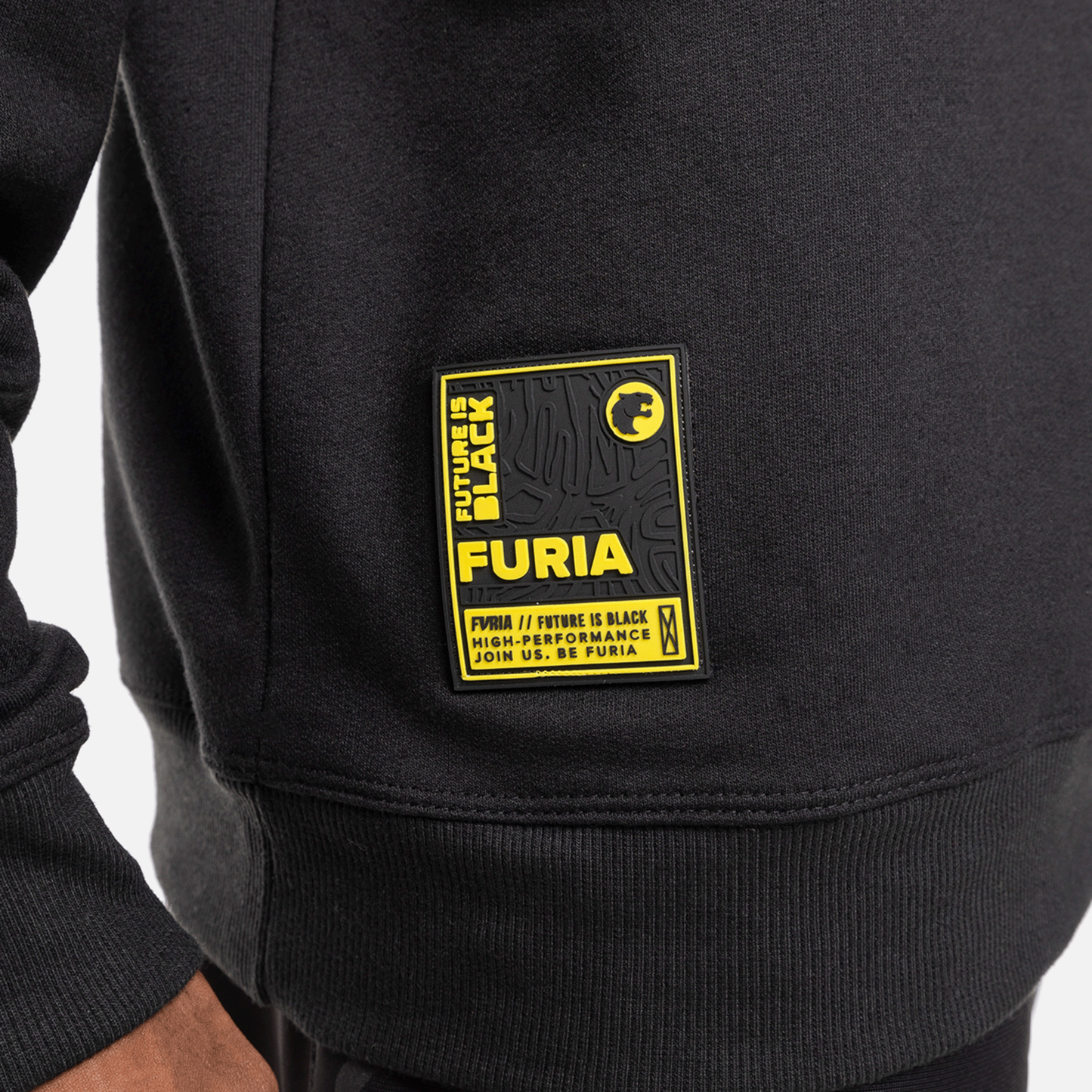 Moletom Careca Furia Future is Black Preto