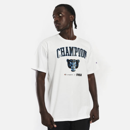 Camiseta Furia x Champion College Off White