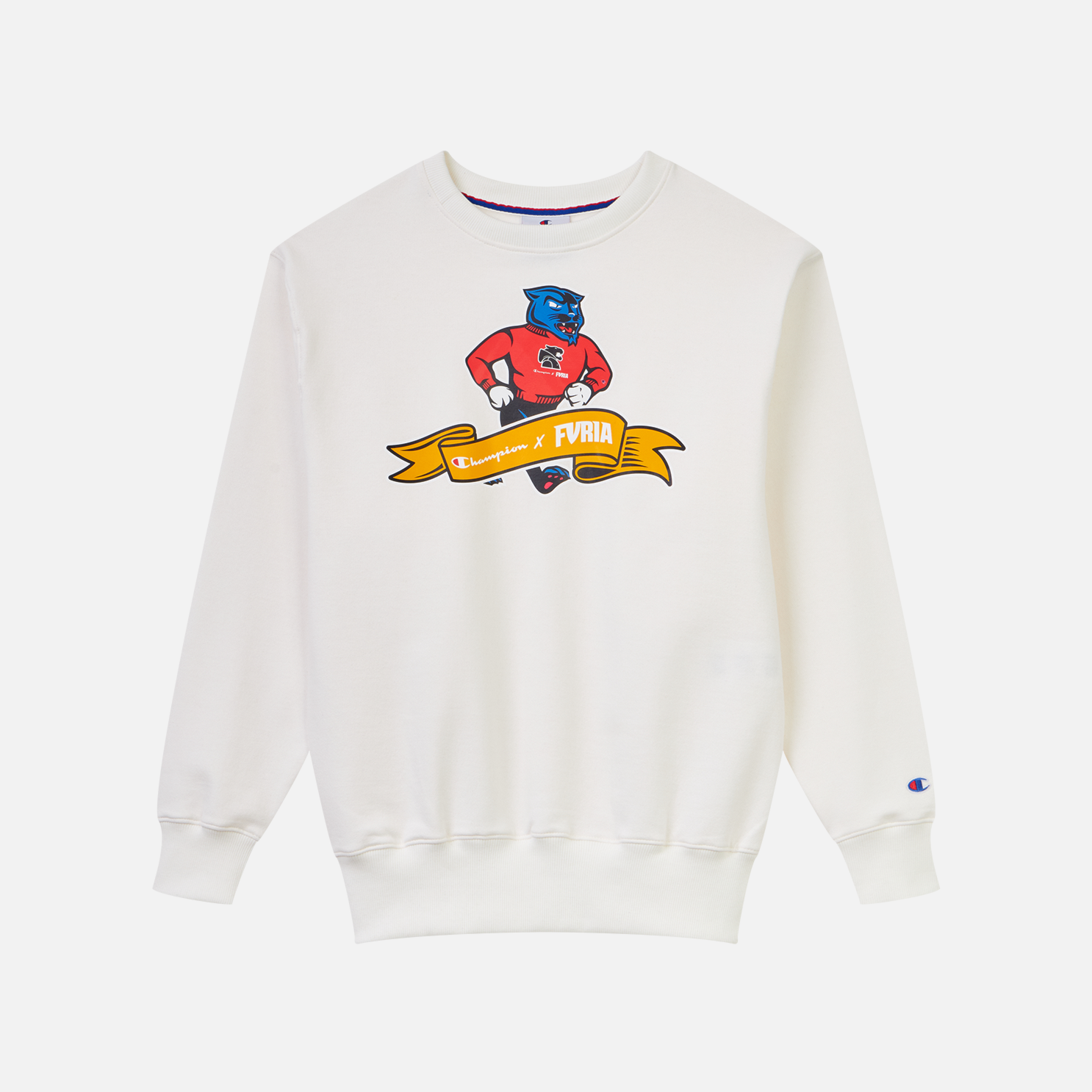 Moletom Careca Furia x Champion Mascot Off White – FURIA