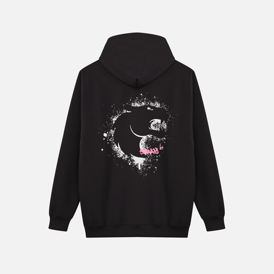 Moletom Oversized Furia Spray It Preto