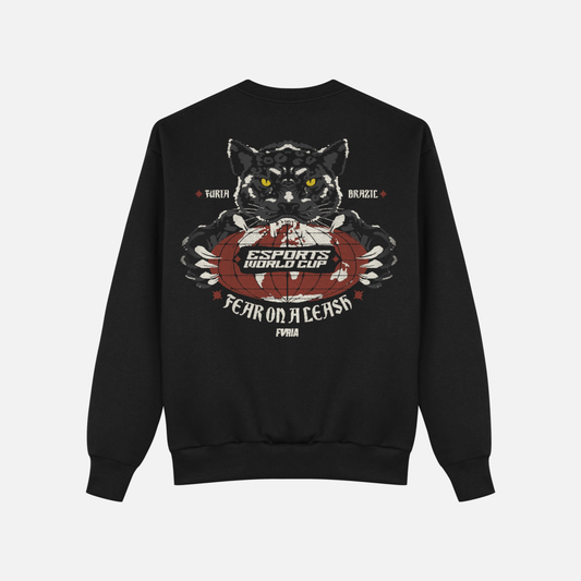 Moletom Careca Furia & EWC Preto