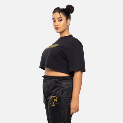 Cropped Furia Future is Black Preto