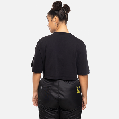 Cropped Furia Future is Black Preto