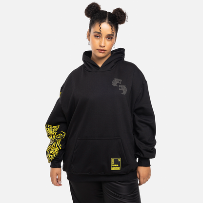 Moletom Oversized Furia Future is Black Sankofa Preto