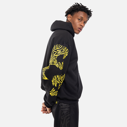 Moletom Oversized Furia Future is Black Sankofa Preto