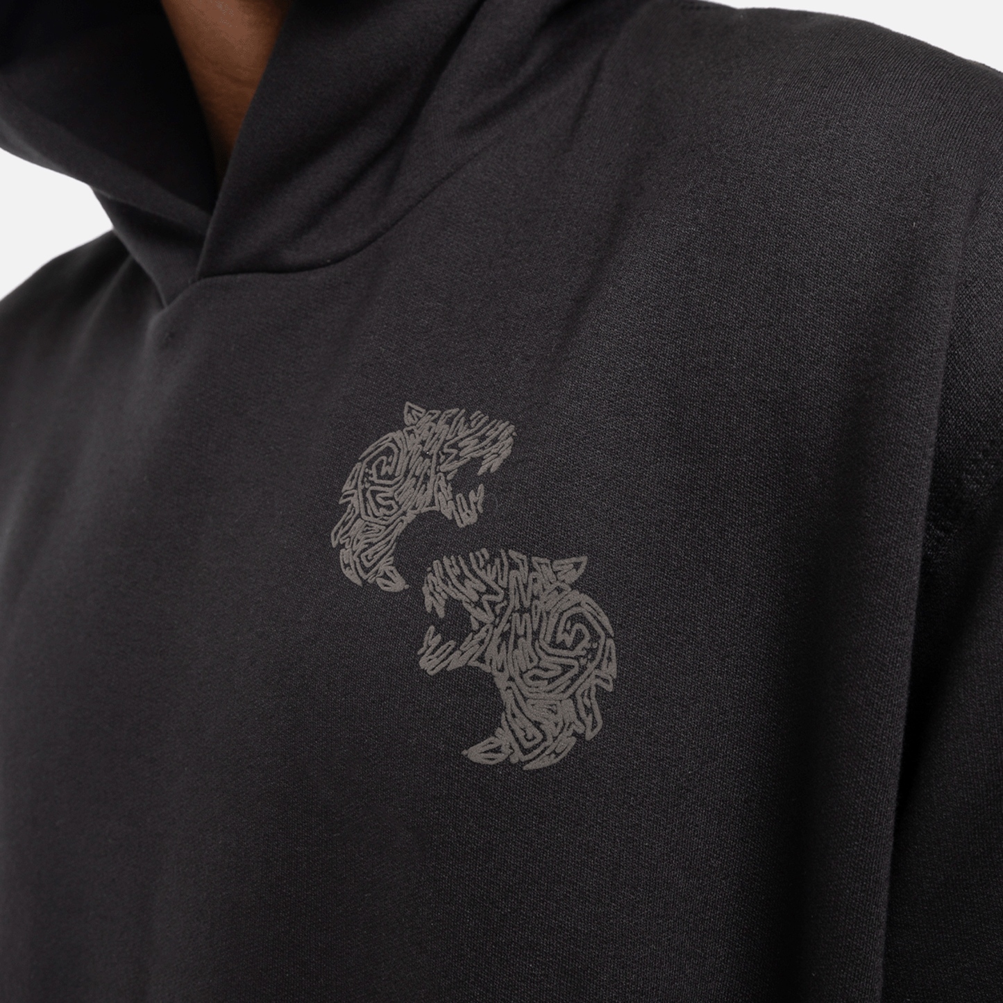 Moletom Oversized Furia Future is Black Sankofa Preto