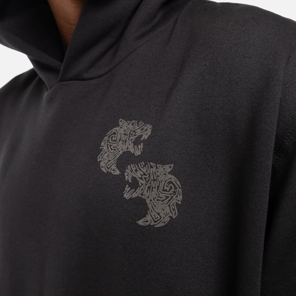 Moletom Oversized Furia Future is Black Sankofa Preto