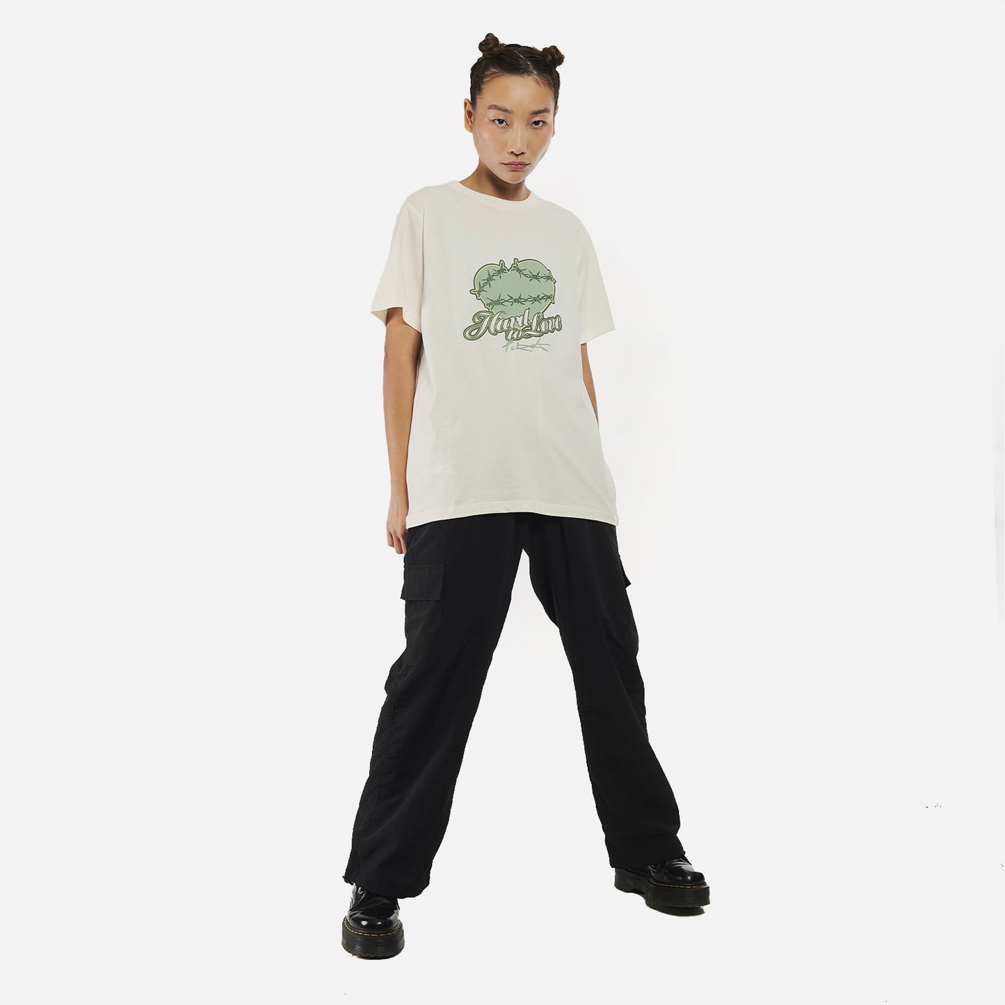 Camiseta Furia Hard To Love Off White