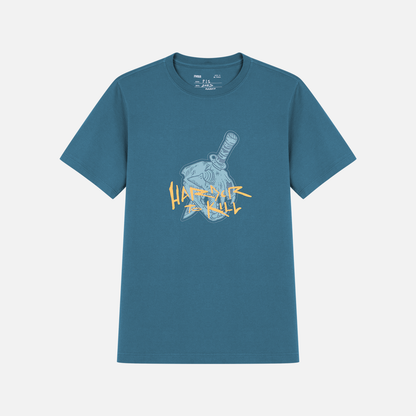 Camiseta Furia Harder To Kill Azul Petróleo