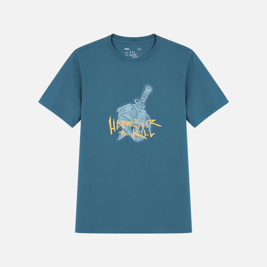 Camiseta Furia Harder To Kill Azul Petróleo
