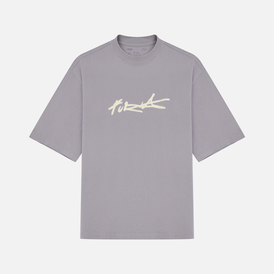 Camiseta Oversized Furia Harder To Kill Cinza
