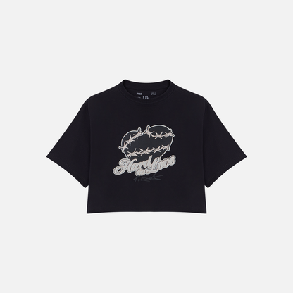 Cropped Furia Hard To Love Preto