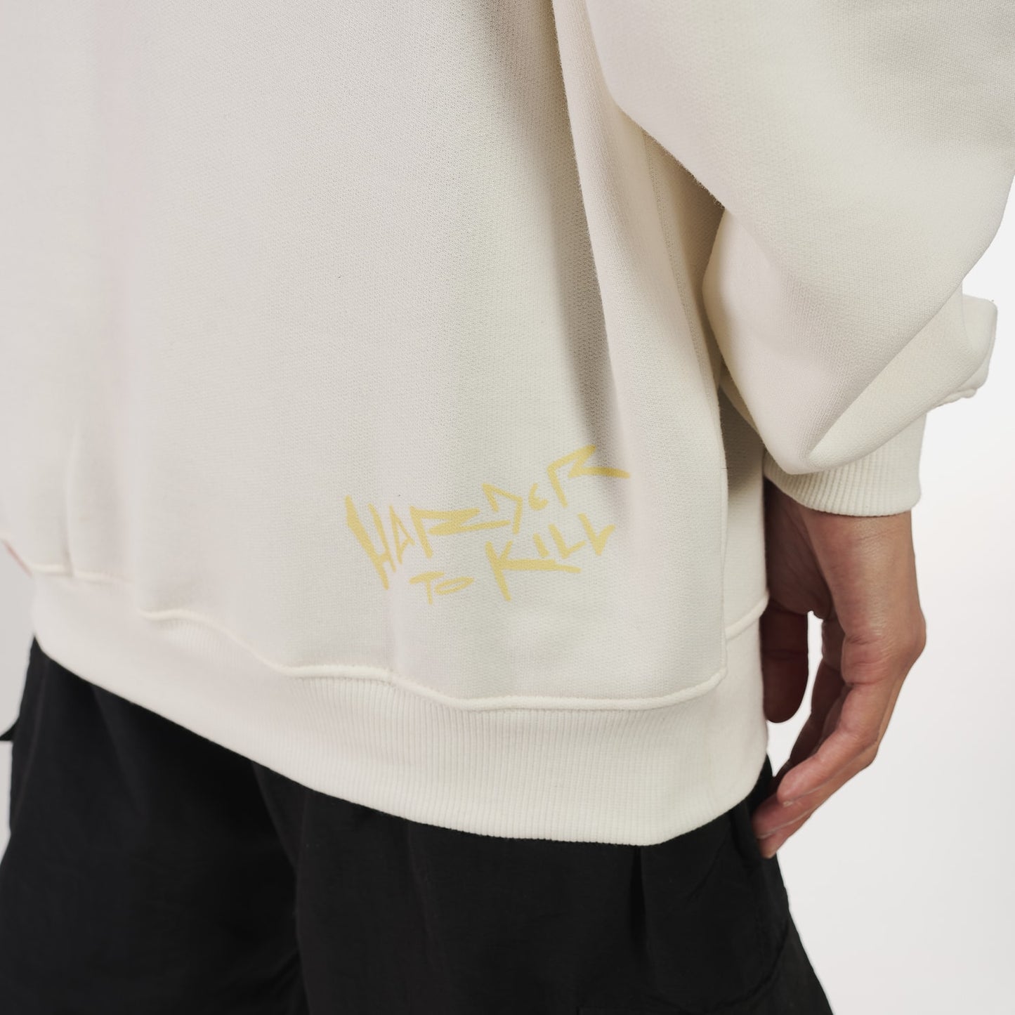 Moletom Oversized Furia Harder To Kill Off White