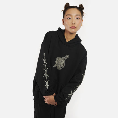 Moletom Oversized Furia Harder To Kill Preto
