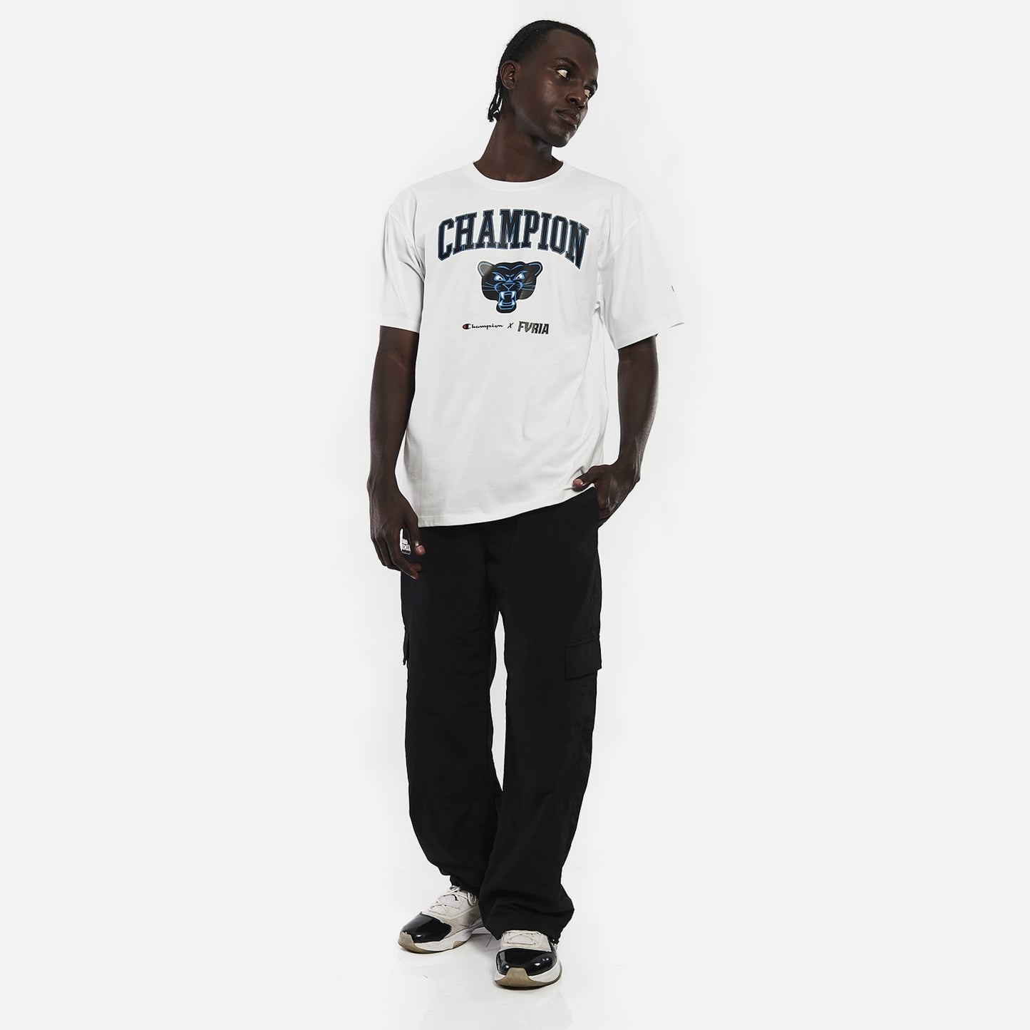 Camiseta Furia x Champion College Off White