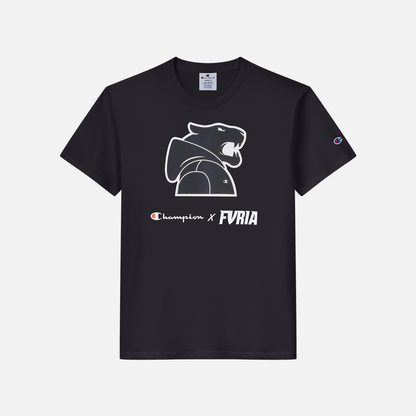 Camiseta Furia x Champion Mascot Hoodie Preta