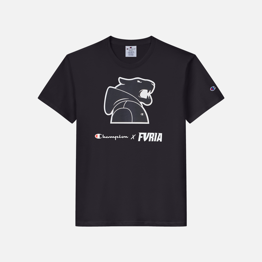 Camiseta Furia x Champion Mascot Hoodie Preta