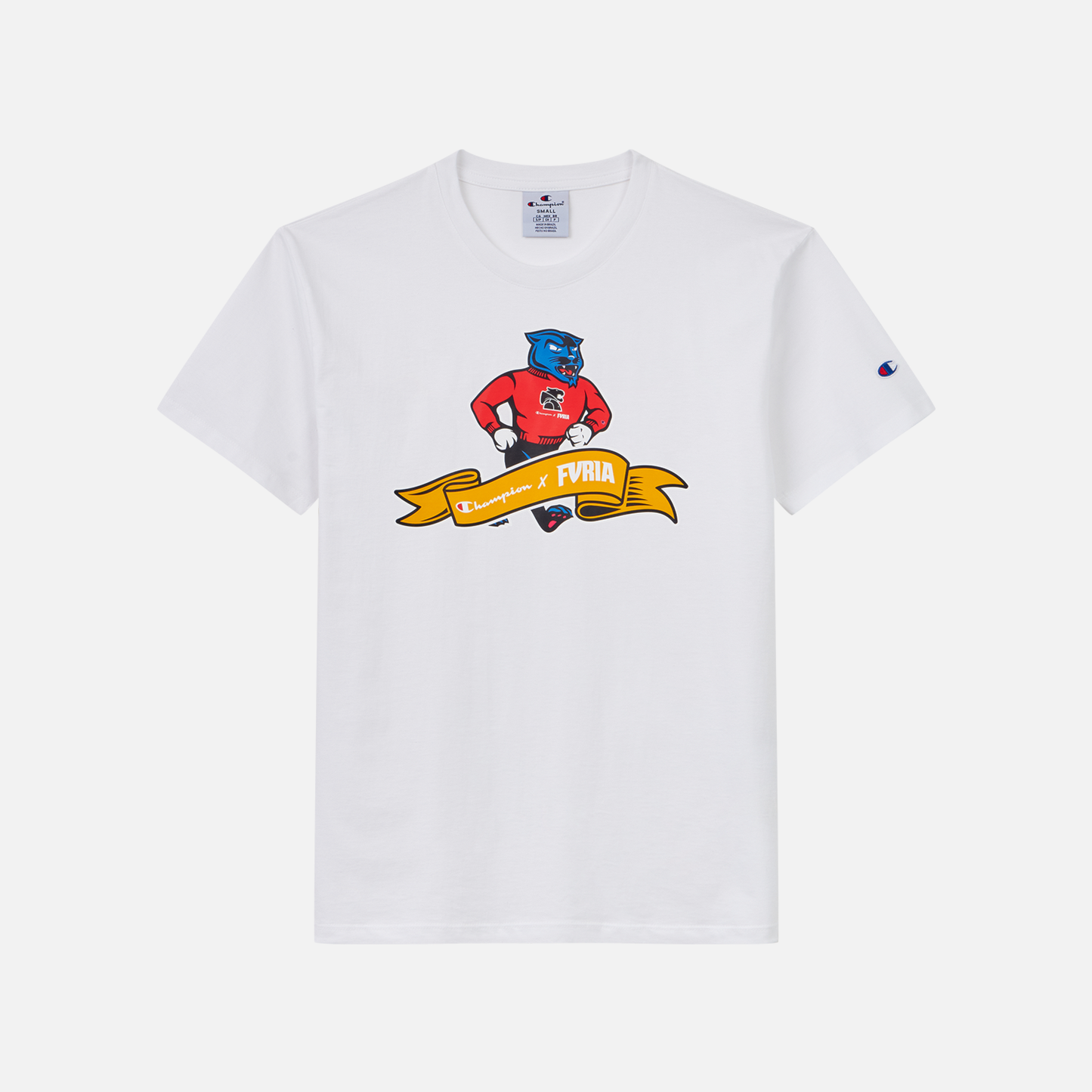 Camiseta Furia x Champion Mascot Off White