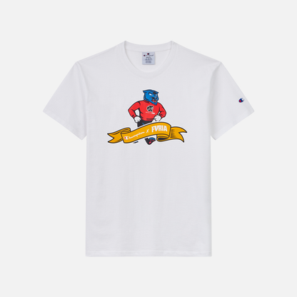Camiseta Furia x Champion Mascot Off White