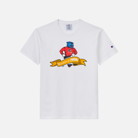 Camiseta Furia x Champion Mascot Off White