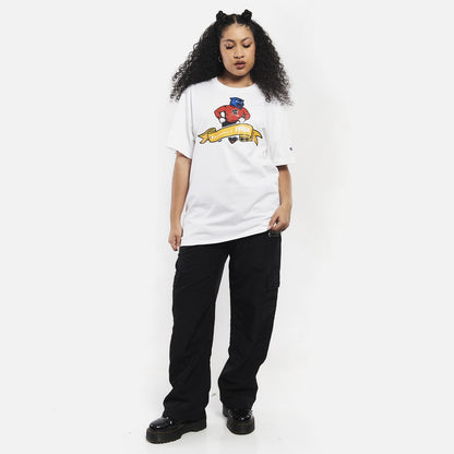 Camiseta Furia x Champion Mascot Off White