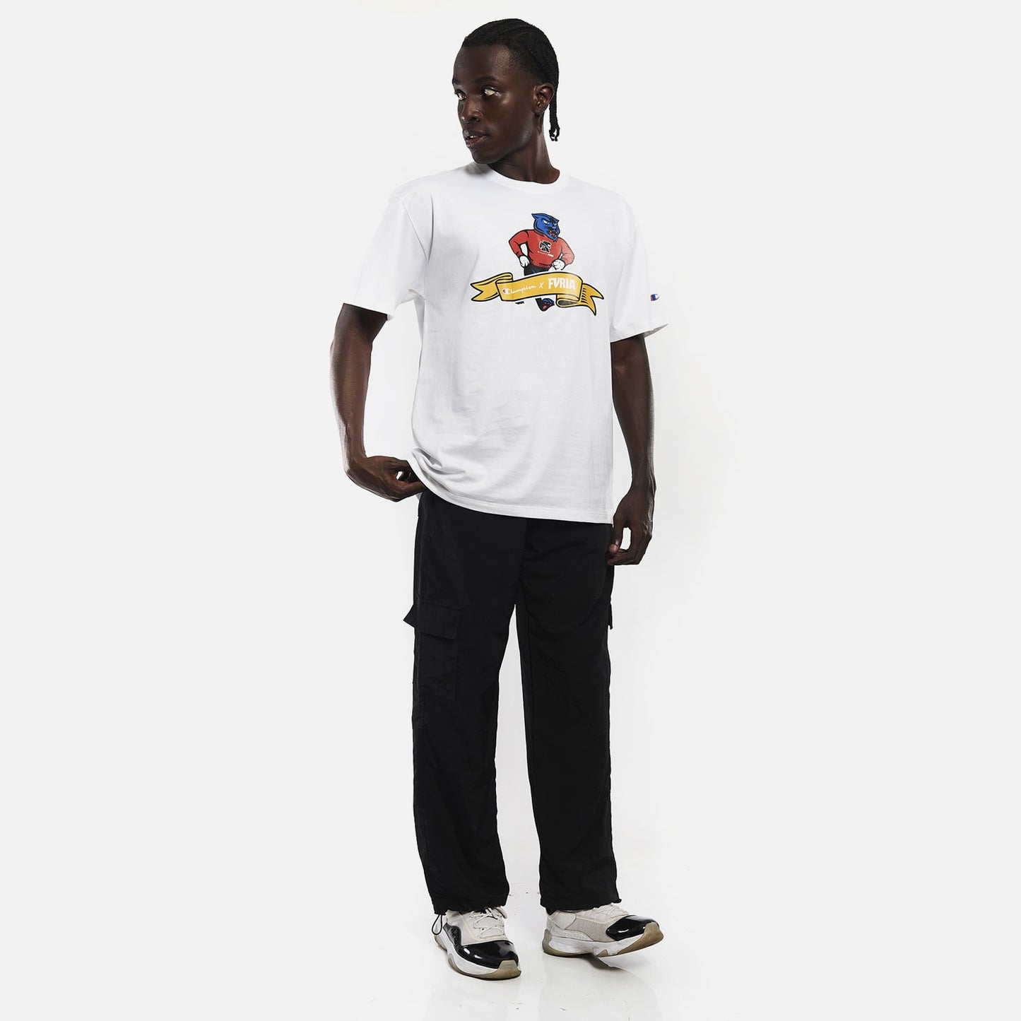 Camiseta Furia x Champion Mascot Off White
