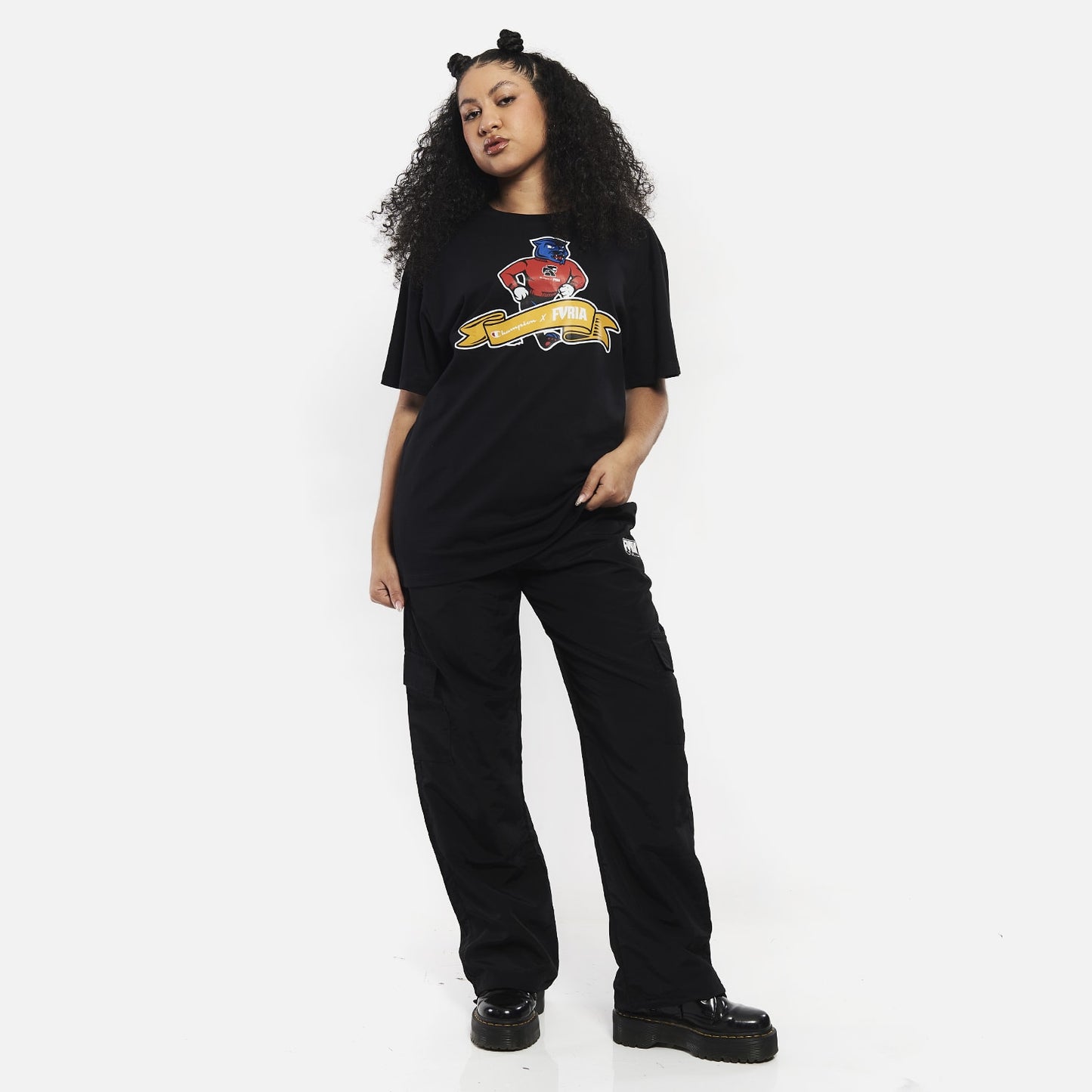 Camiseta Furia x Champion Mascot Preta