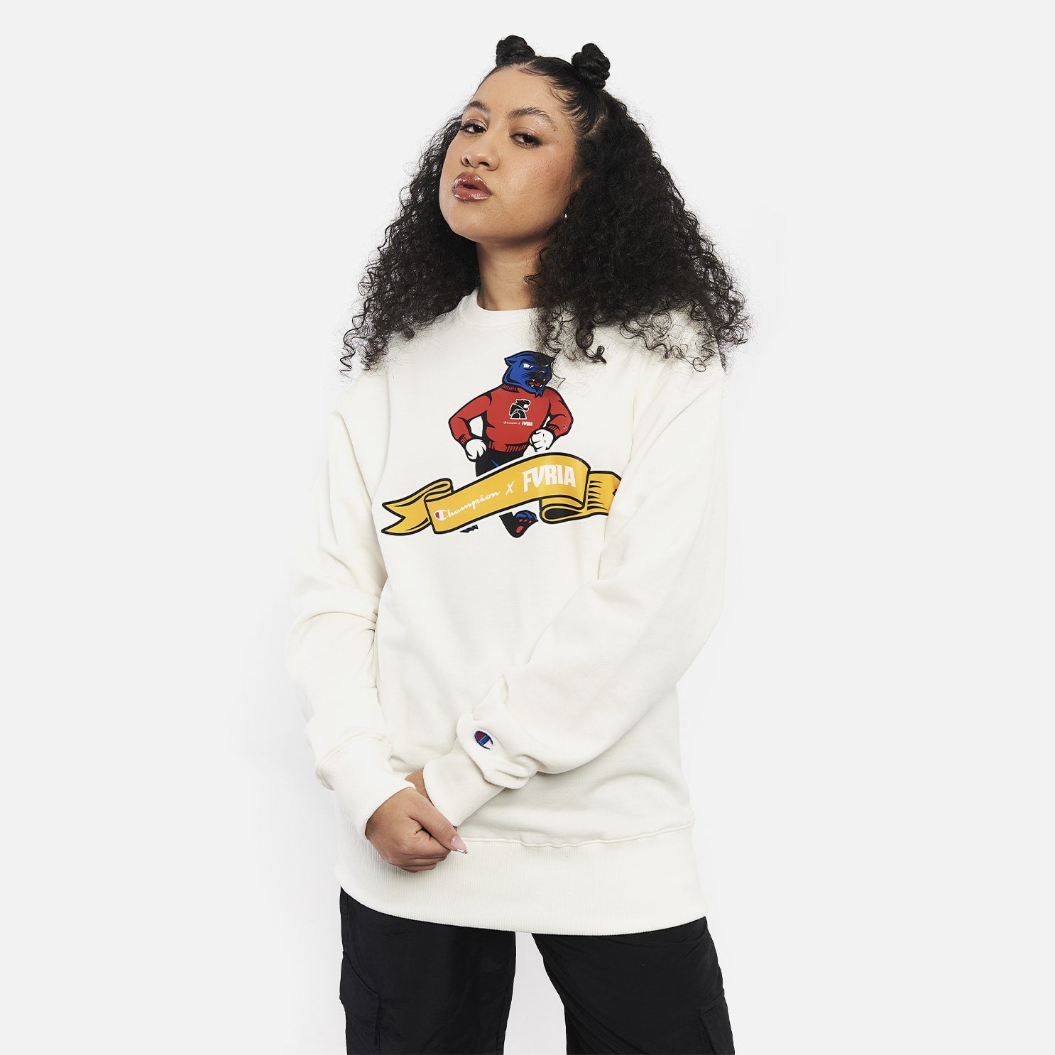 Moletom Careca Furia x Champion Mascot Off White – FURIA