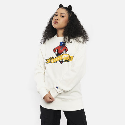 Moletom Careca Furia x Champion Mascot Off White