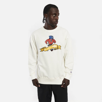 Moletom Careca Furia x Champion Mascot Off White