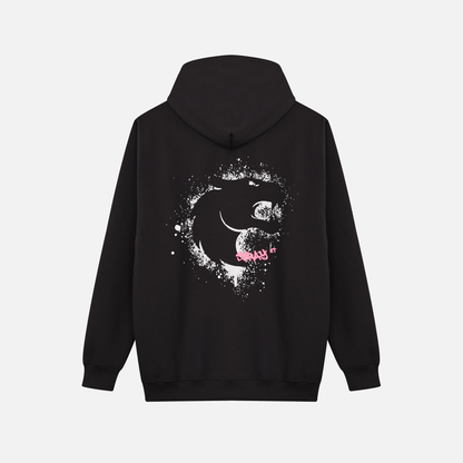 Moletom Oversized Furia Spray It Preto