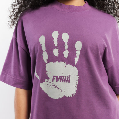 Camiseta Oversized My Hero Academia x Furia Tomura Roxa