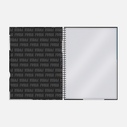 Caderno Furia | Foroni Preto e Branco 80 fls