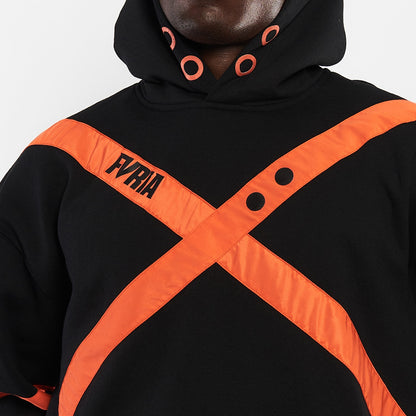 Moletom My Hero Academia x Furia Bakugo Preto