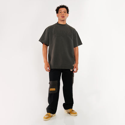 Camiseta Oversized Furia x Zor Preta Estonada