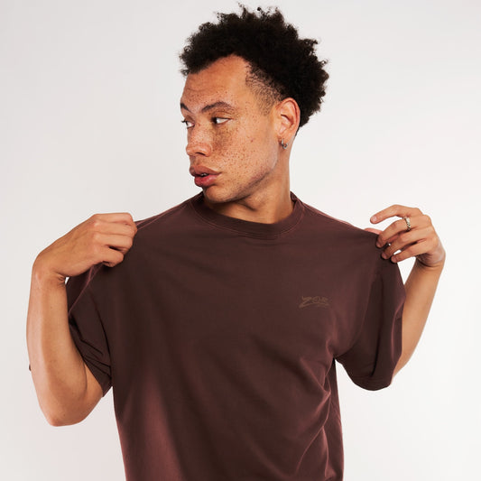 Camiseta Oversized Furia x Zor Woodhorse Marrom