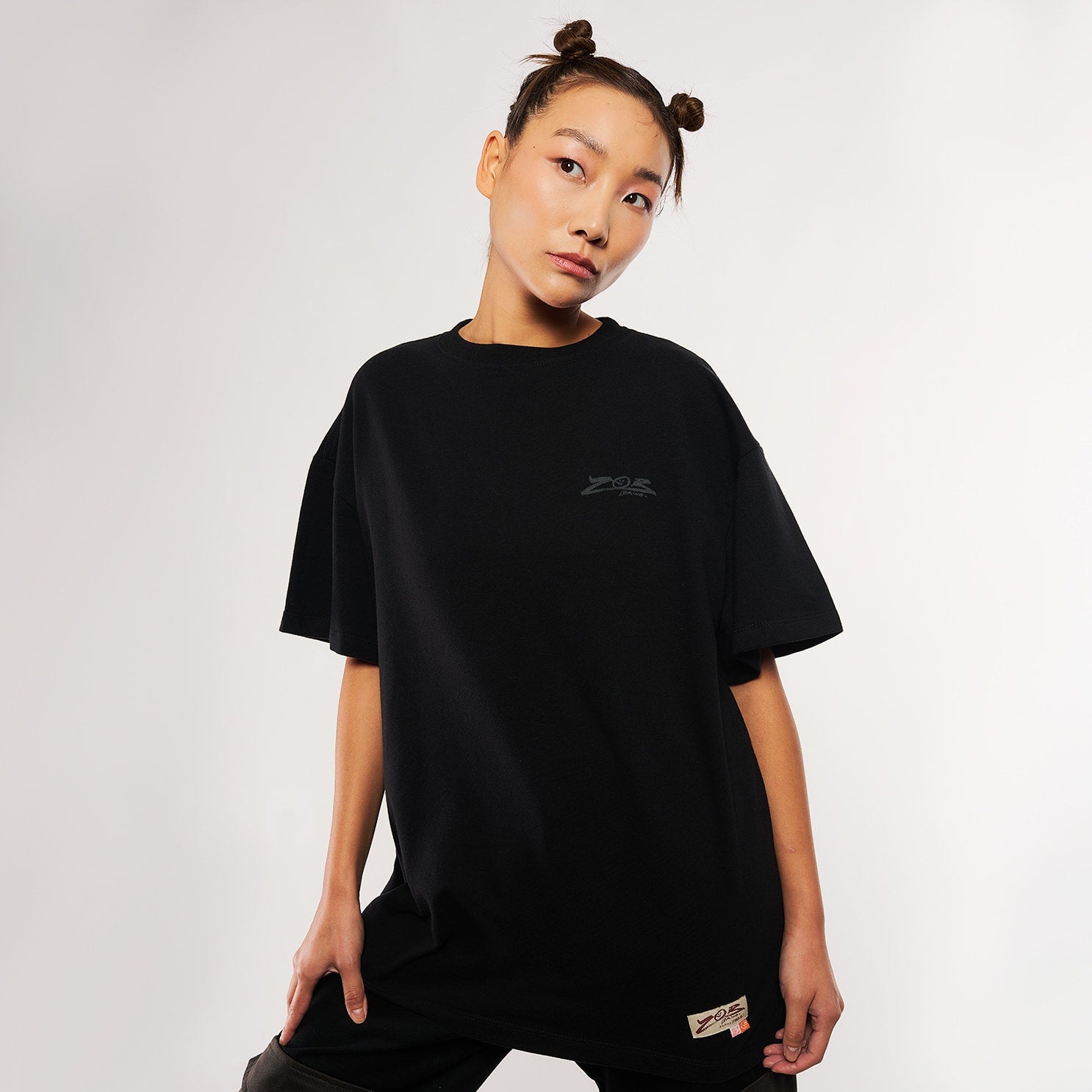 Camiseta Oversized Preta Woodhorse Coleção FURIA X Zor