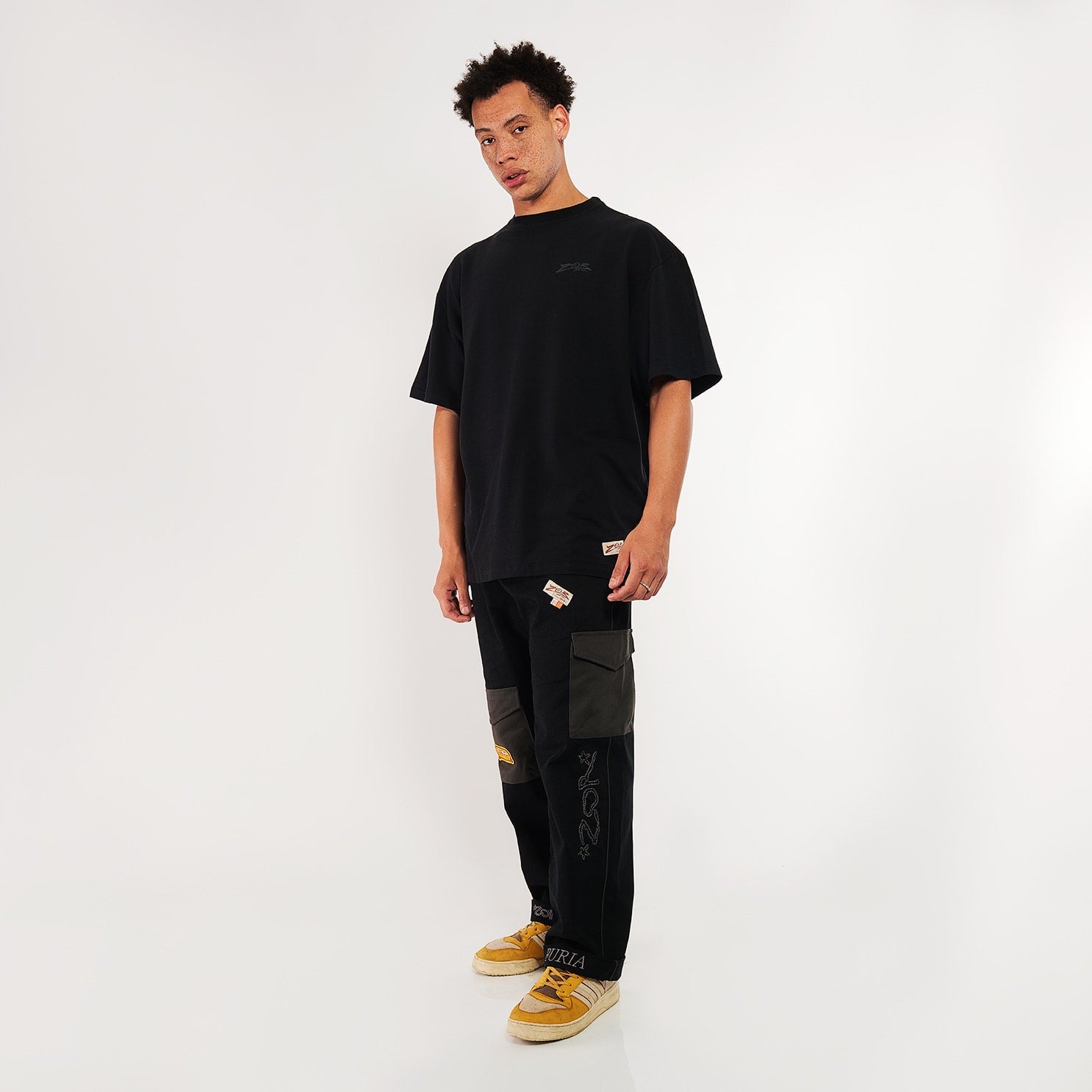 Camiseta Oversized Preta Woodhorse Coleção FURIA X Zor