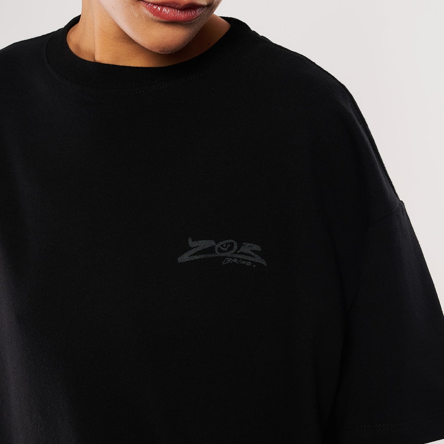 Camiseta Oversized Furia x Zor Woodhorse Preta