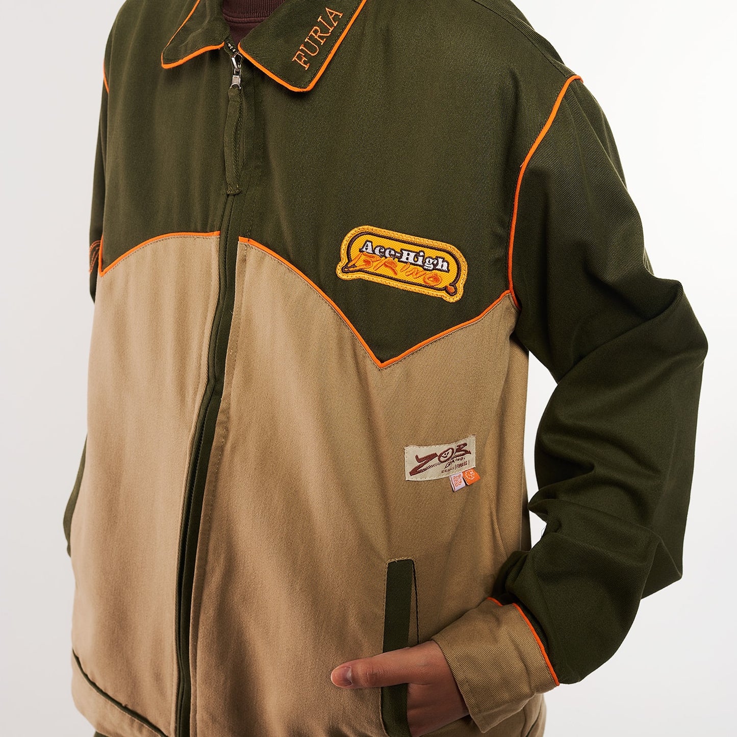 Jaqueta Furia x Zor Verde Militar