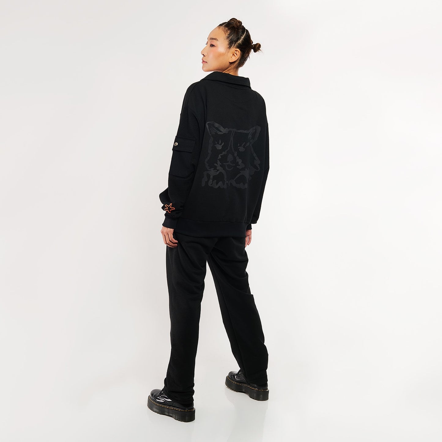 Moletom Polo Furia x Zor Preto