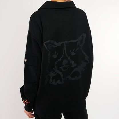 Moletom Polo Furia x Zor Preto