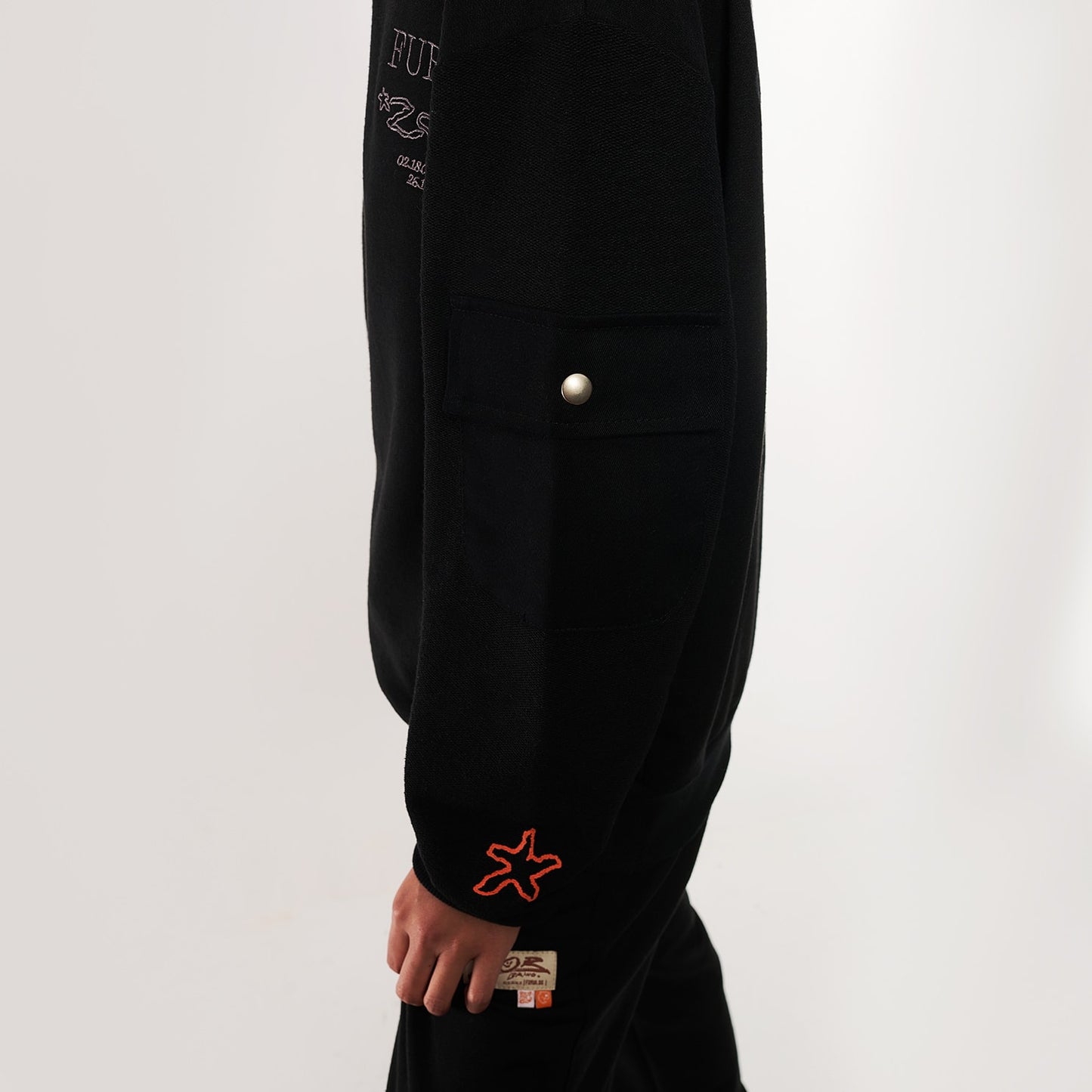 Moletom Polo Furia x Zor Preto