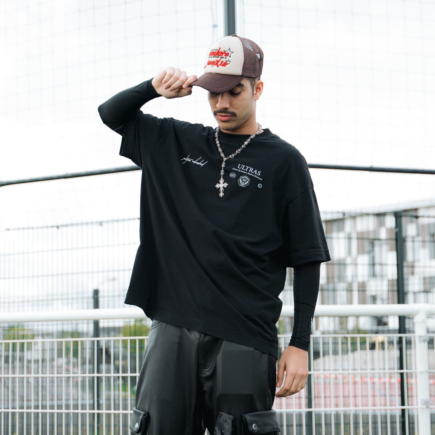 Camiseta Oversized Furia FC Ultras Preta
