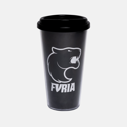 Copo com Tampa Furia Preto