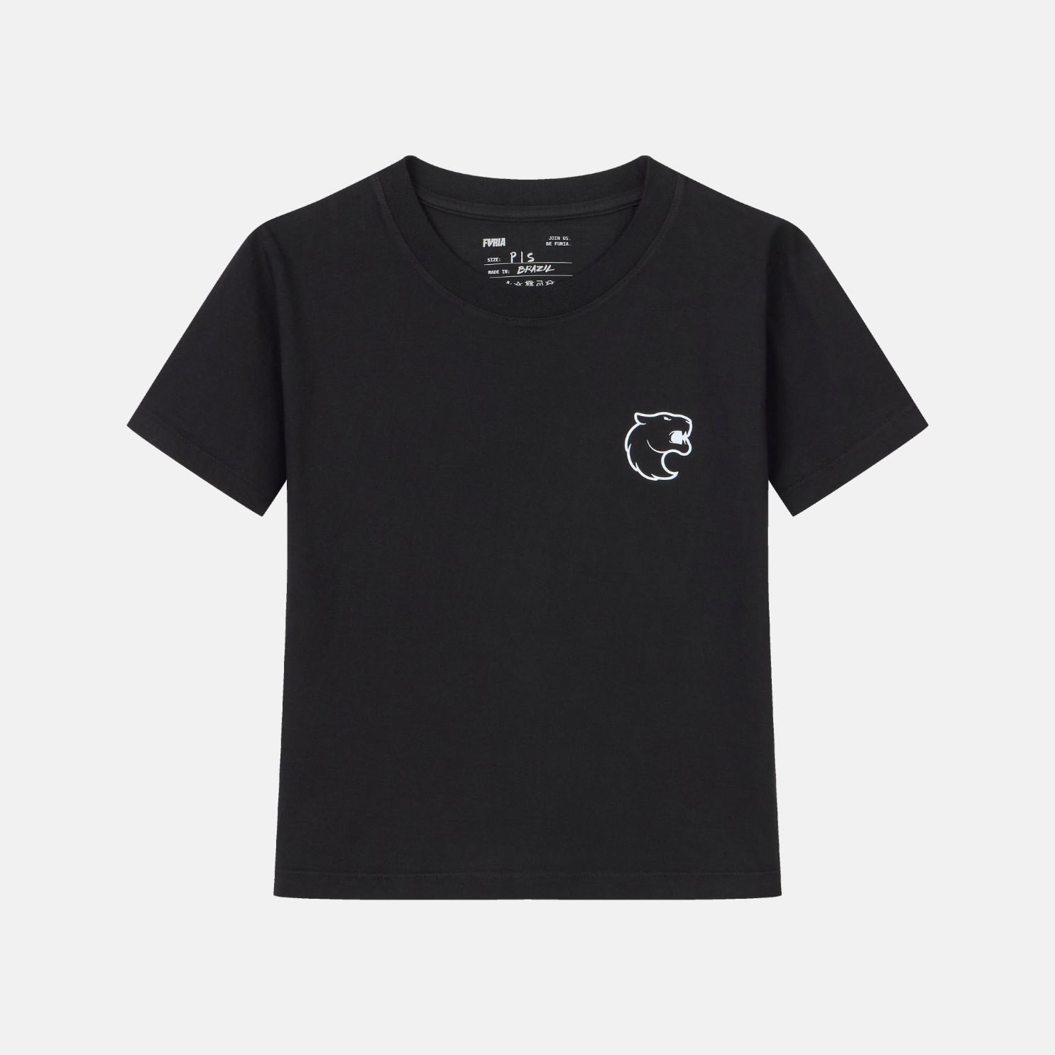 Camiseta FURIA Feminina Preta Basic: seu ace no estilo casual