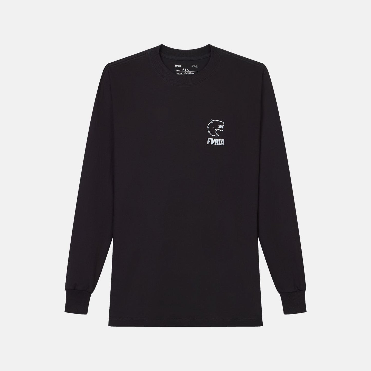 Camiseta Manga Longa Furia Classic Preta
