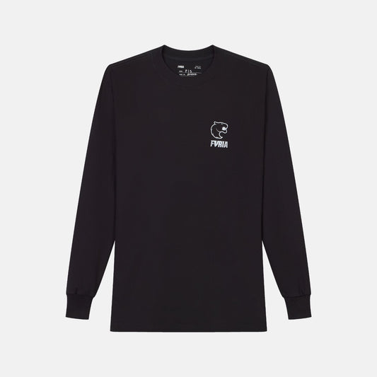 Camiseta Manga Longa Furia Classic Preta
