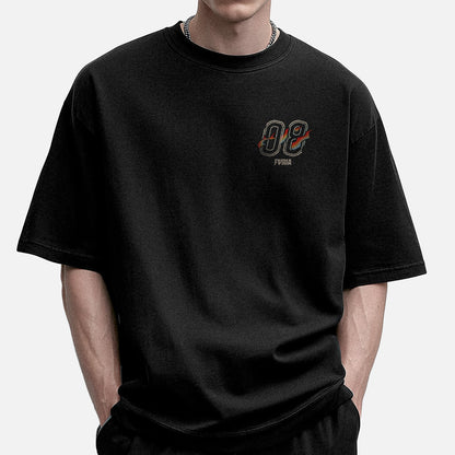 Camiseta Oversized Furia 8th Anniversary Preta