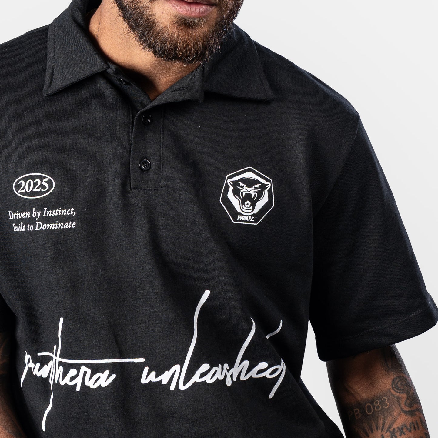 Camiseta Polo Furia FC Preta